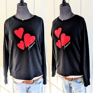 ❤️Philosophy Valentine/Amore Sequin Crewneck sz S